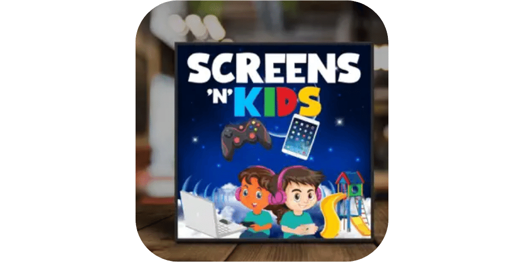 screens 'n' kids podcast cover