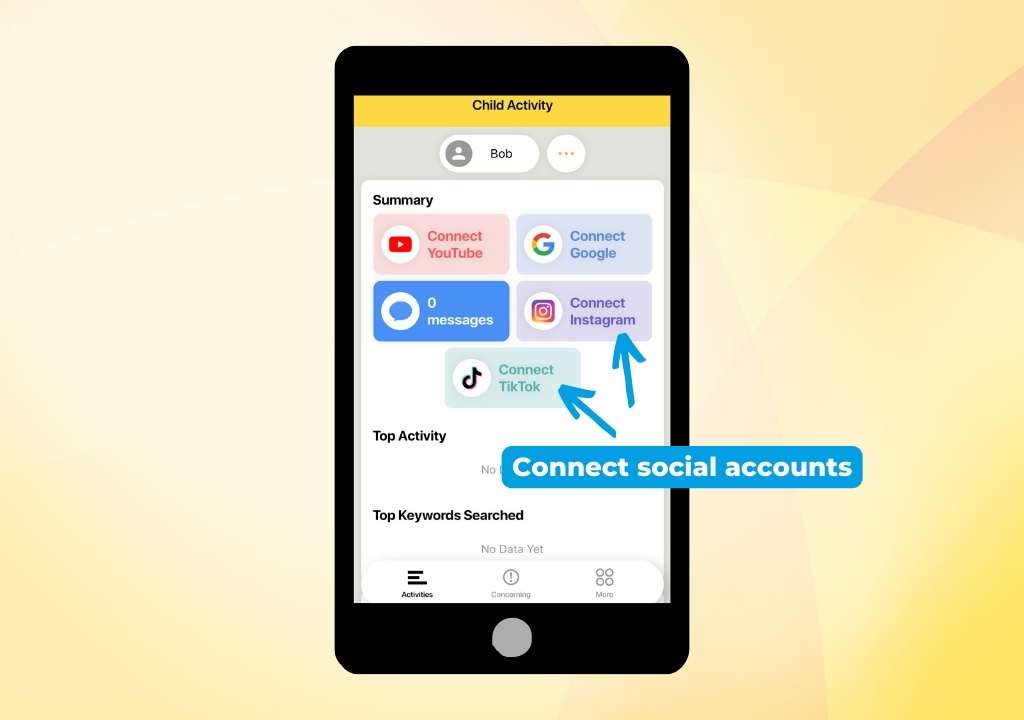 Connect social accounts with BrightCanary