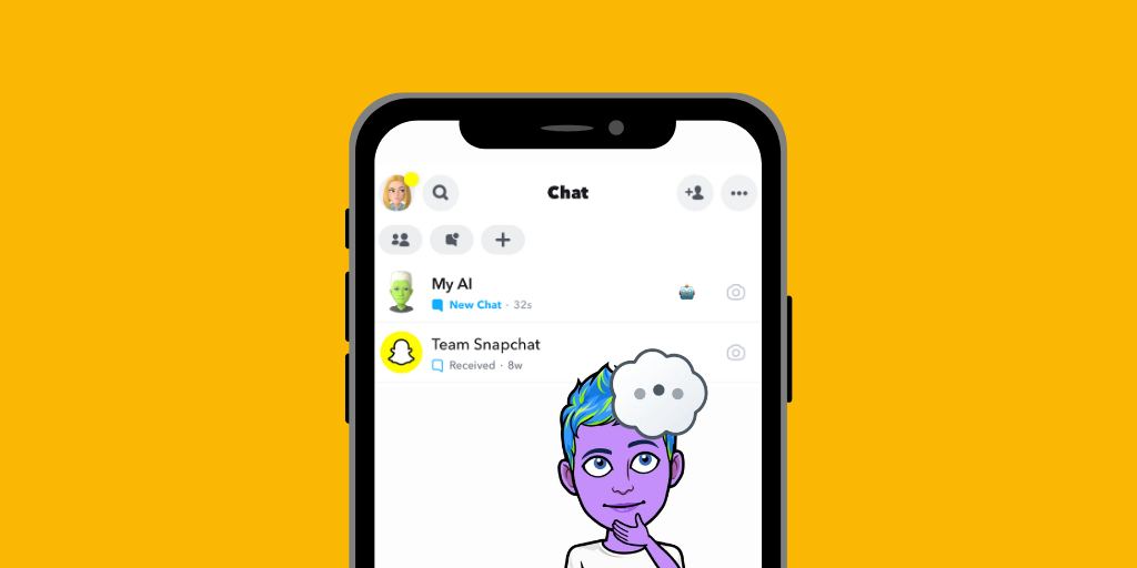 Snapchat My AI on Snapchat conversations chat screen